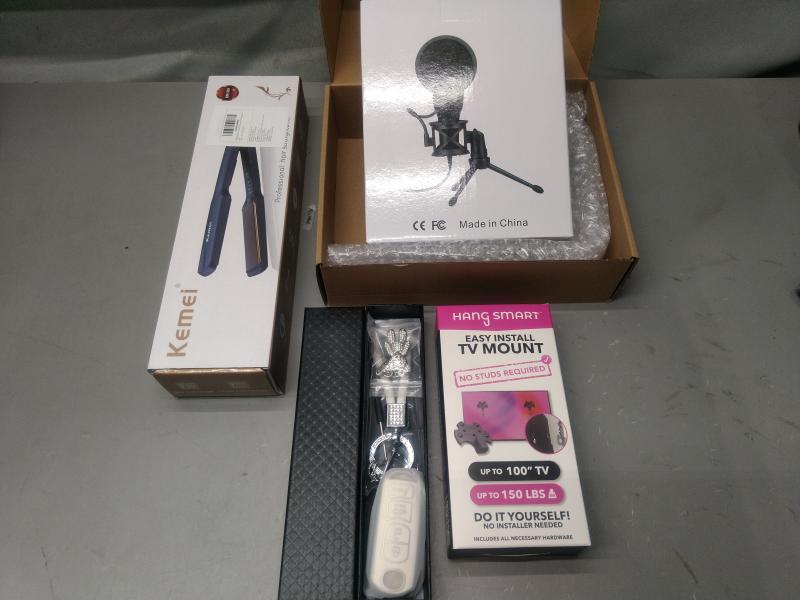General Merchandise - Kemei Silver Hair Straightener, Osite Sky Microphone, Dr. Althea Repair Cream - MSRP $2,007