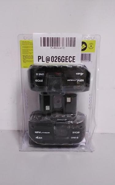 RYOBI ONE+ 18V Lithium-Ion 4.0Ah Battery 2pk - MSRP $119