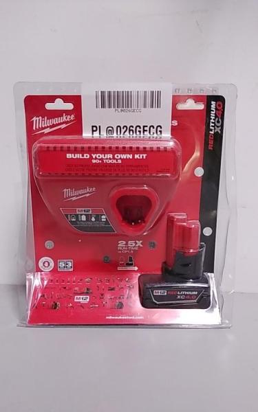 Milwaukee M12 12V Lithium-Ion XC Battery Pack 4.0Ah & Charger Starter Kit - MSRP $99