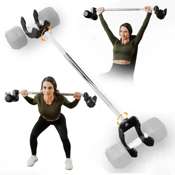Two Pallets of PivotBar Dumbbell Barbell Converter Bars, Self-Balancing, 200lb Weight Capacity - MSRP $4,578