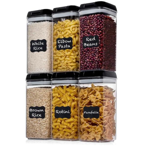 Kitchen- OMIO Airtight Kitchen Storage Containers, ABIOTO XL Bread Box, HC Minimal Life Modern Glass Bowl -MSRP $14,780