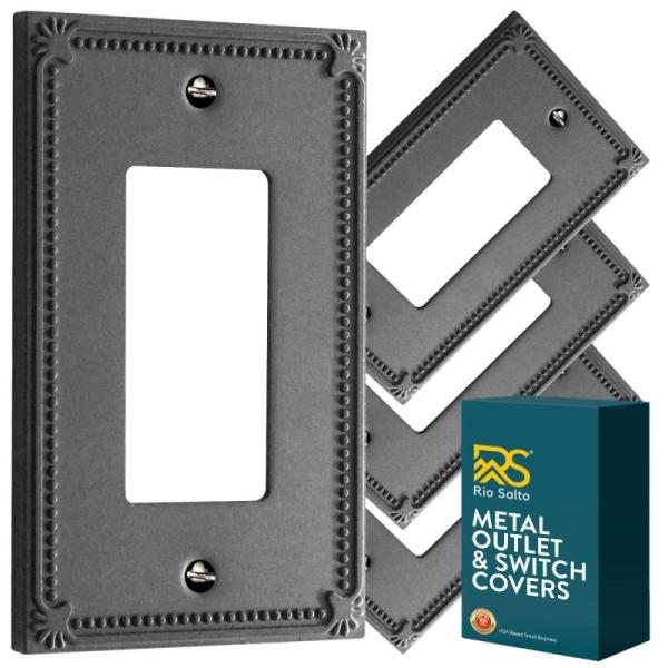 Home Improvement- Rio Salto Rocker Light Switch Cover Plates, L LOHAS LED Nickel Bathroom Vanity 3-Light - MSRP $10,346