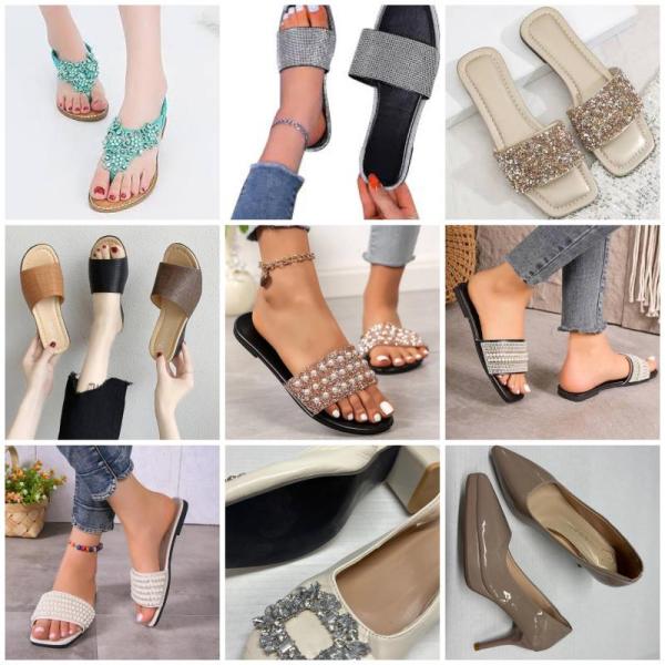 50 Pairs Womens Shoes Mixed Variety Wholesale Lot