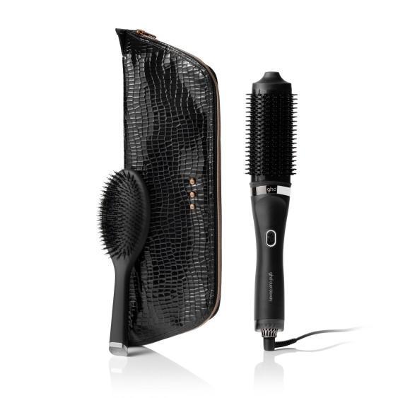 GHD Duet Hair Dryer Brush, Cordless Vacuum Cleaner, Novona Wood Saddle Rack - MSRP $1,941