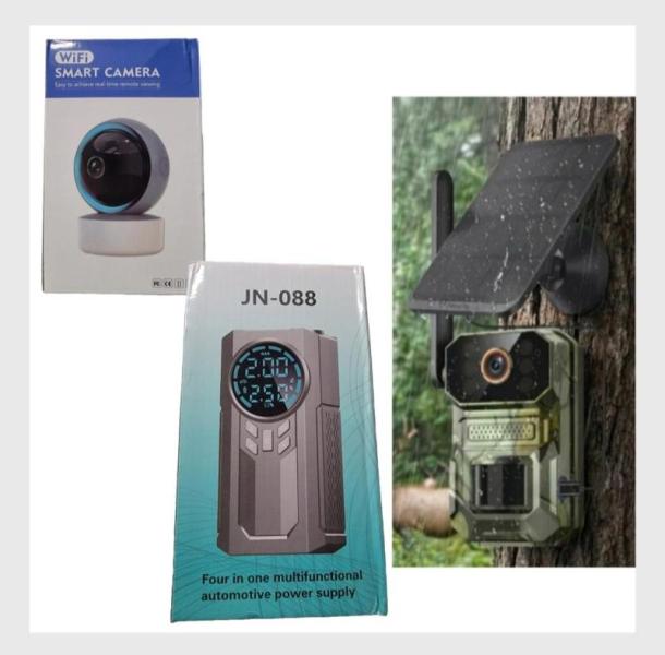 Trail & Security Cameras, Wifi Boosters, Air Compressor & More