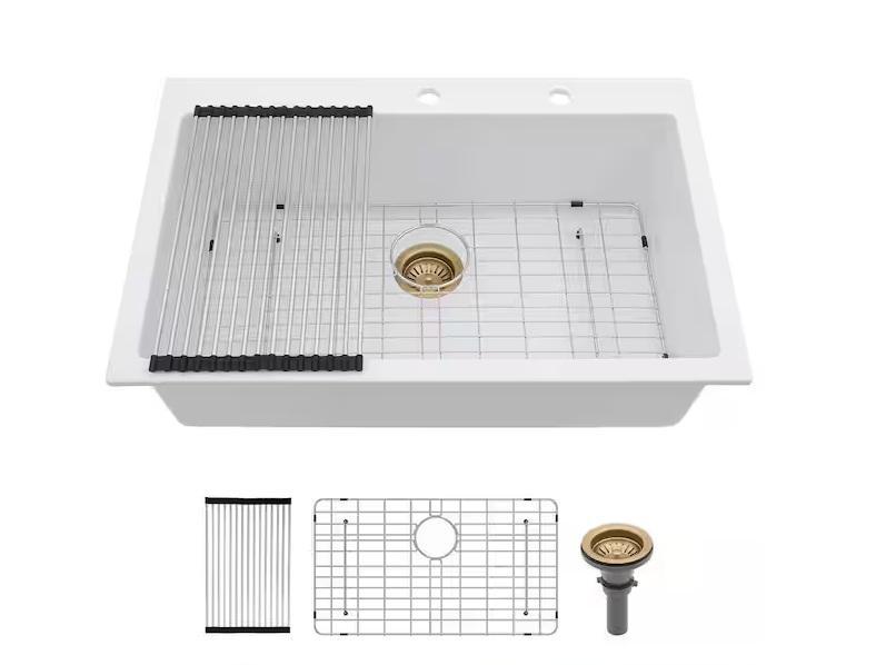 Plumbing & Fixtures - Kichae, DELUXE DL LIVING, SINKOLOGY - Est Retail $1,590- plts