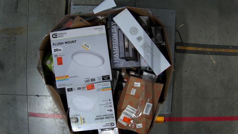 Lighting & Electrical - Link2Home, Commercial Electric, Carlon, Hampton Bay, HDX, Honeywell Home - Est Retail $3,413