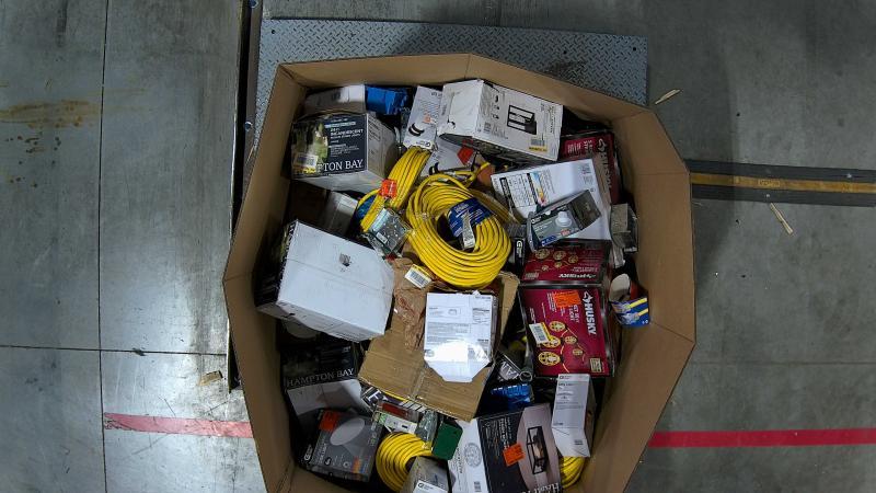 Lighting & Electrical - DEWALT, Commercial Electric, Husky, Hampton Bay, Carlon, Steel City - Est Retail $5,072