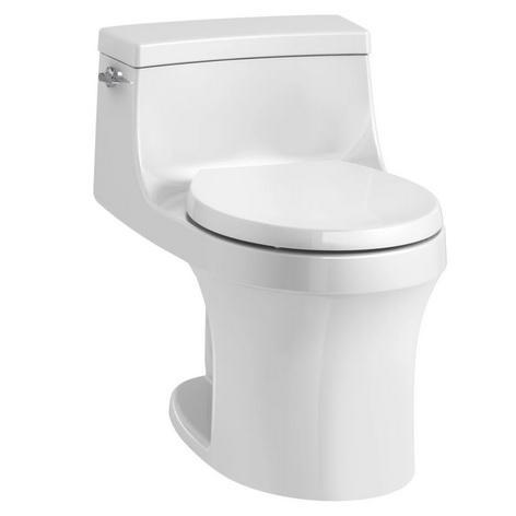 Kohler K-4007-0 One-Piece Round-Front Toilet - MSRP $914