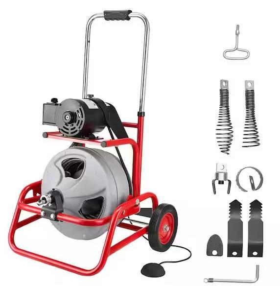 Plumbing- SKYSHALO Drain Cleaner Machine, KeonJinn Medicine Cabinet, AKDY, HDC, Yuaris, Glacier Bay - Est Retail $2,947