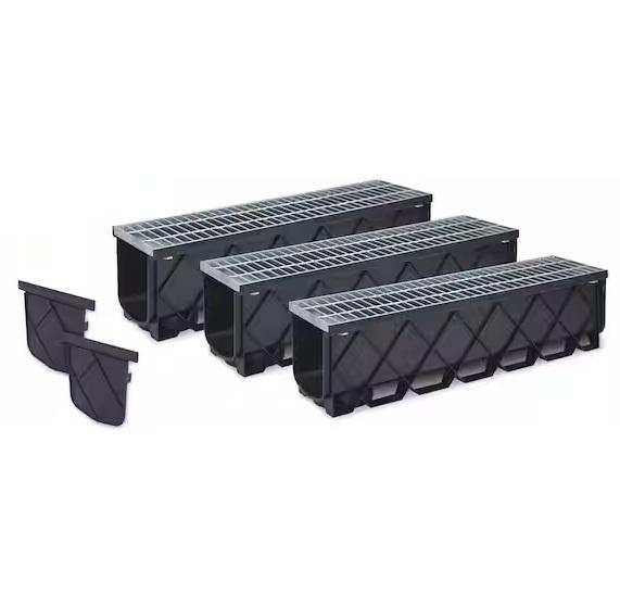 Plumbing - RELN Storm Master Channel Drain, NDS, Liviza, SINKOLOGY, VEVOR, Diversitech, Wellco - Est Retail $2,804