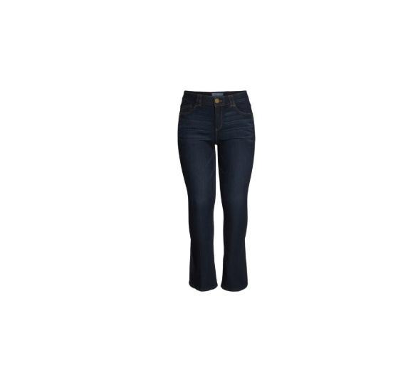 Apparel- Wit & Wisdom 'Itty Bitty' Bootcut Jeans, Mid Blue Artisanal High Rise Barely Barrel Jean -Original MSRP $6,676