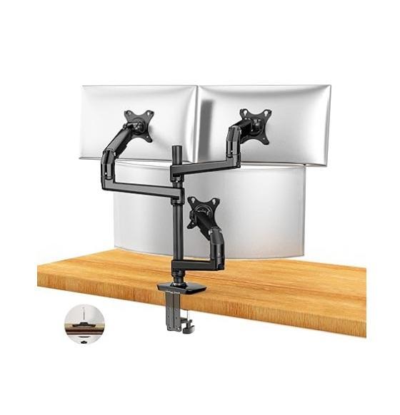 Ergounion Triple Monitor Mount, Hoover FloorMate Deluxe Hard Floor Cleaner, Goutime Hammock Chair - MSRP $1,870