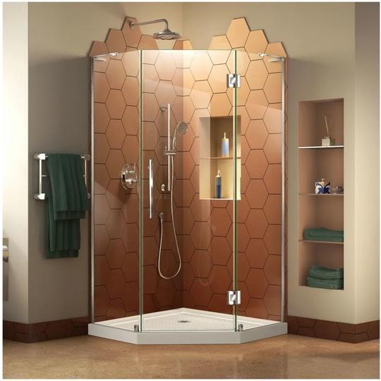 DreamLine DL-6061-01 Frameless Shower Enclosure - MSRP $1,339