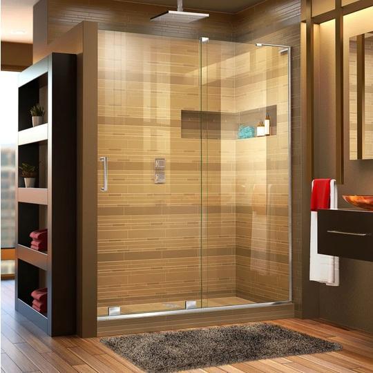 DreamLine SHDR-1960723R-01 Frameless Shower Door - MSRP $1,019