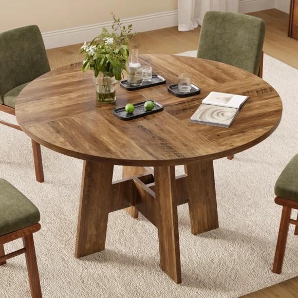 Furniture - George Oliver Dining Table, Solid Wood Nightstand, Colrain Upholstered Counter Stool - MSRP $2,595