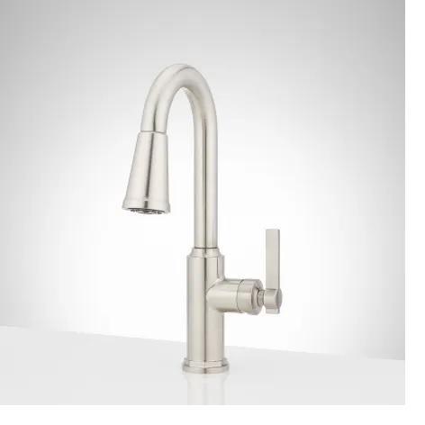 Signature Hardware SHXCGF137ZSS Pull Down Bar Faucet - MSRP $490