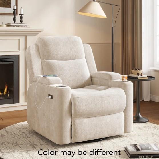 Furniture - Red Barrel Studio Power Recliner, Dunphy Platform Bed, Alisdair 2 Drawer Nightstand - MSRP $1,677