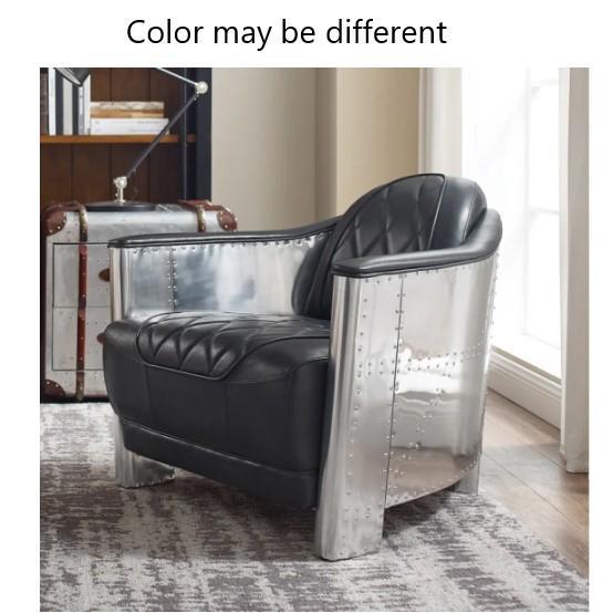 Furniture - Pettengill Leather Armchair, Alger Accent Table, Dayvian End Table - MSRP $2,904