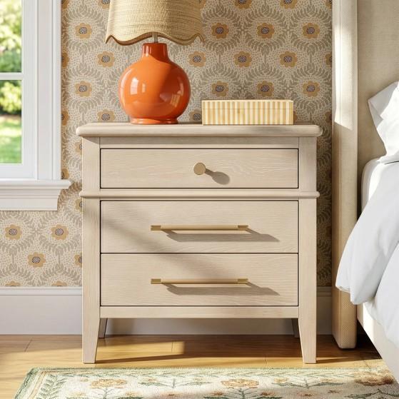 Furniture - Honey Nightstand, Thedford Game Table, Arvion Tufted Swivel Barrel Chair - MSRP $2,570