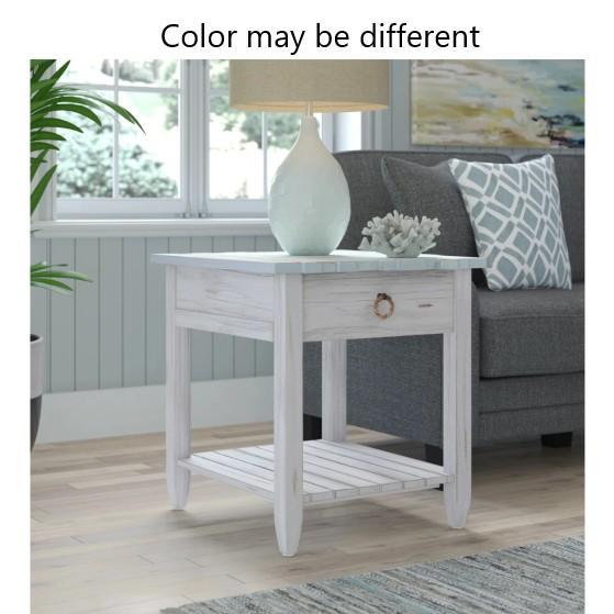 Furniture - Decastro End Table, Sherell Bed Frame, Abbate  Wooden Nightstand - MSRP $1,998