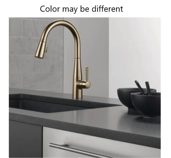 Home Decor - Delta Essa Kitchen Faucet, Sunday Citizen Crane In The Clouds Pillow, Jerimee Sconce - MSRP $3,641