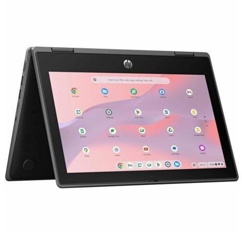 HP Fortis G5 11.6" Touchscreen 2-in-1 Chromebook - Intel N-Series N100, 8GB RAM, 64GB Flash Memory, Black - MSRP $434