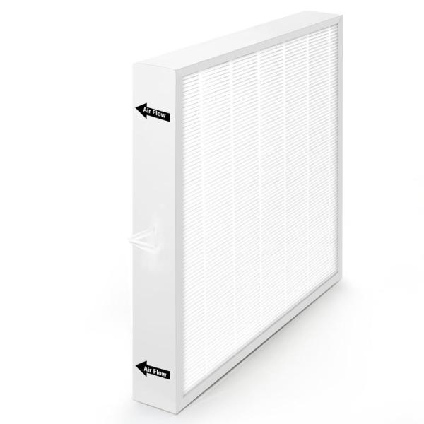 Home - MERV15 Air Filter, Artloge Wall Mirror, Oldtown Metal & Wood Wall Clock - MSRP $2,402