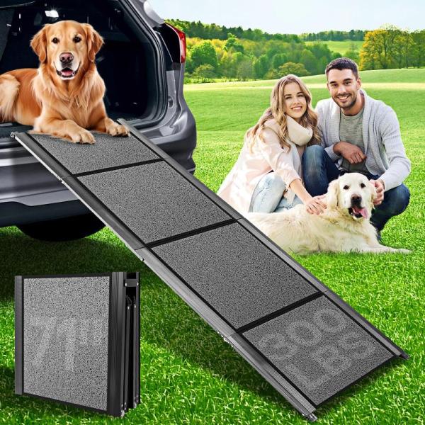 Pet Products - ApexVineJetu Hard Bottom Dog Seat Cover Bundles, HEALLILY 71" Dog Ramps, Dog Grass Pad - MSRP $1,237