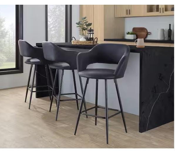 Home Decor- Lumisource Margarite 25.25in Counter Stool, Nestfair Storage Cabinet, HODEDAH, BYBLIGHT - Est Retail $1,661