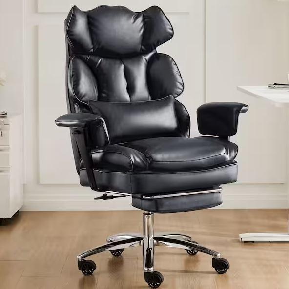 Home Decor - Bestier Black Office Chair Resistant PU Leather, FUFU&GAGA, Dovelina - Est Retail $1,542