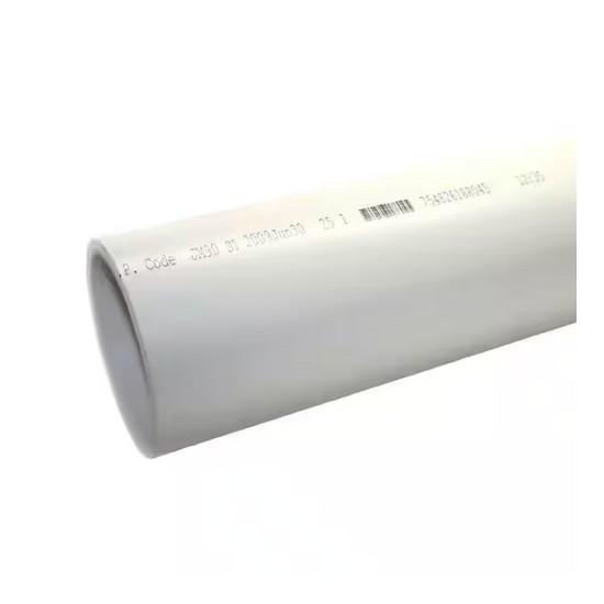 JM Eagle 4 in. x 10 ft. PVC Sch. 40 DWV Plain End Pipe - Est Retail $510