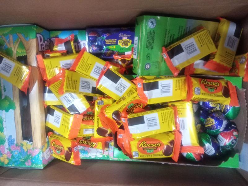 Grocery - Bare Cinnamon Apple Chips, REESE'S Peanut Butter Eggs - MSRP $11,722