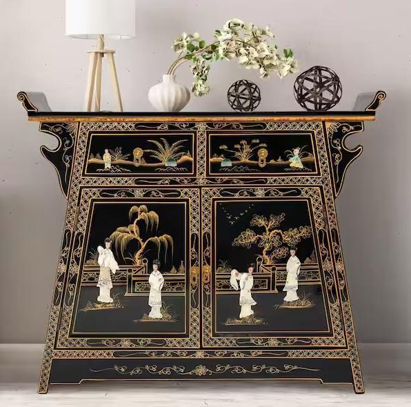 Home Decor - Red Lantern Altar Cabinet, Dovelina, Flash Furniture, LISSIMO, Carnegy Avenue, Delta - Est Retail $3,126