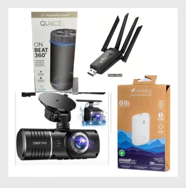 Speakers, Dash Cams, Sprint Extenders, Wireless Pads & More