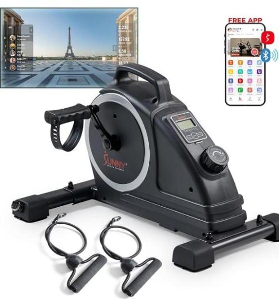 Sunny Health & Fitness Dual-Function Under-Desk Minibike, Pacific Coast Goose Feather Down Comforter Twin - MSRP $1,770