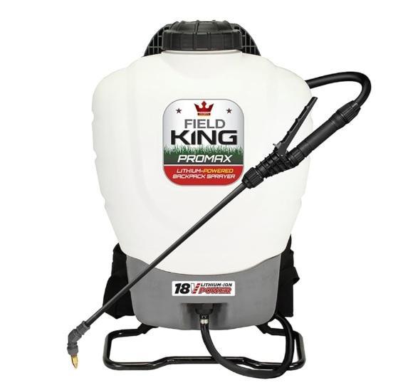 Field King 4gal Professionals Battery Powered Backpack Sprayer, Zebra ZD420d Thermal Desktop Printer - MSRP $2,154