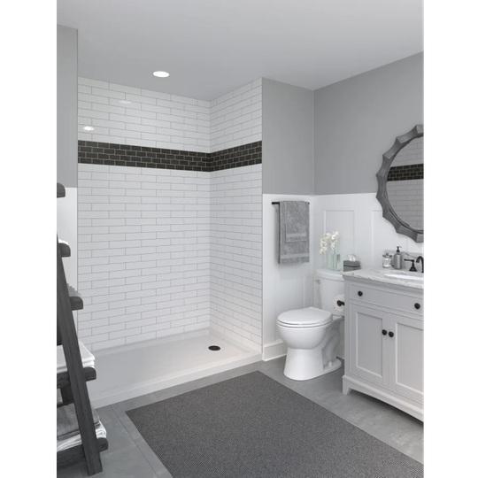 Miseno MSW-603696RFL-CSS Shower Wall Kit - MSRP $1,139
