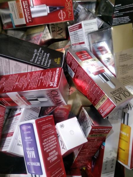 Cosmetics - Olay Retinol 24 MAX, L'Oreal Paris Revitalift - MSRP $3,113