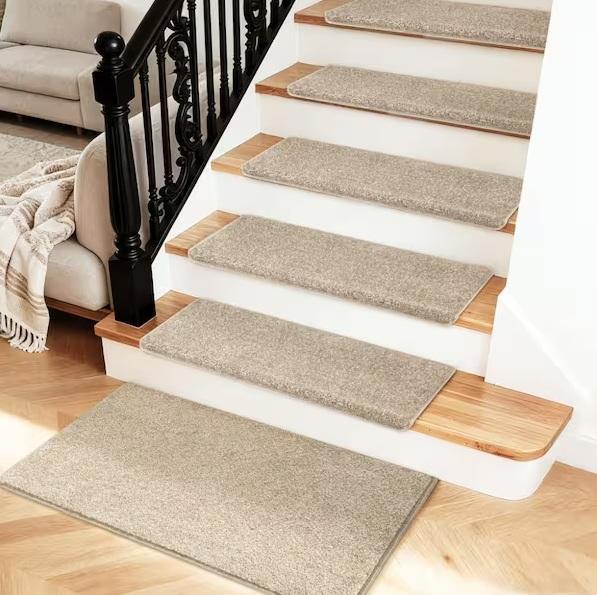 Flooring & Rugs - PURE ERA Non-slip Carpet Stair Tread Cover, Karl Home, MSI, Calloway Mills, Wellco - Est Retail $876