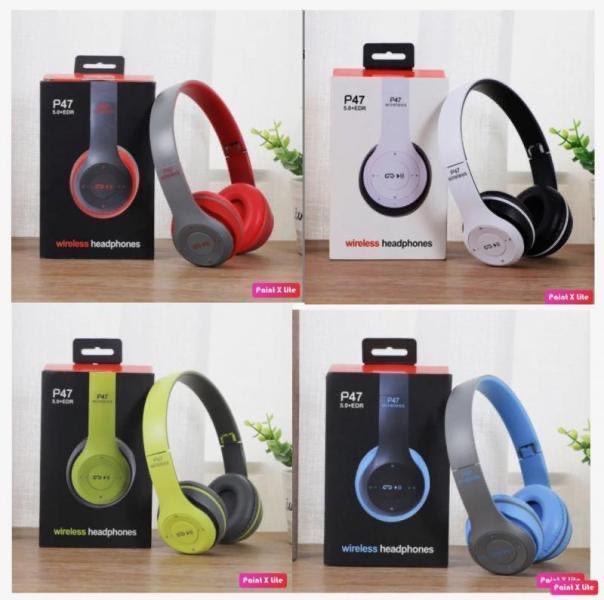 New 100set -P47 Headphones Wireless Bluetooth Hands Free Wireless Head