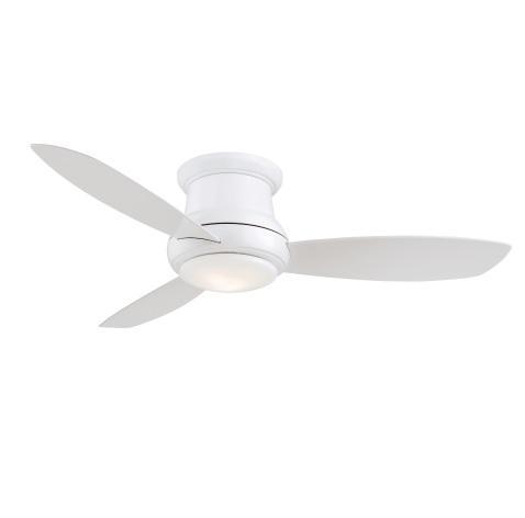 MinkaAire F519L-WH Indoor LED Hugger Ceiling Fan - MSRP $375