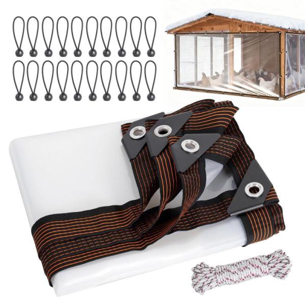 Lawn & Garden - ANATIA Waterproof Chicken Coop Cover, Xtmple Lawn Leveling Rakes, Jiermadun Electric Traps -MSRP $4,977