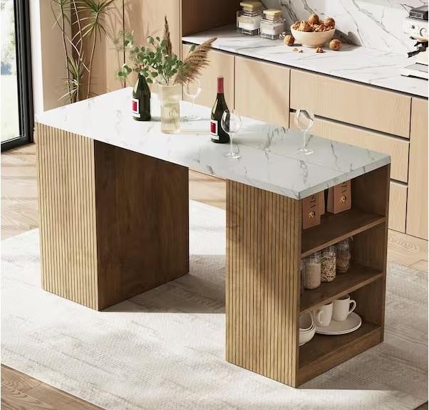 Home Decor - BYBLIGHT Kitchen Island, VEVOR, OSP Home Furnishings, NATURAE DECOR, Nearly Natural - Est Retail $1,086