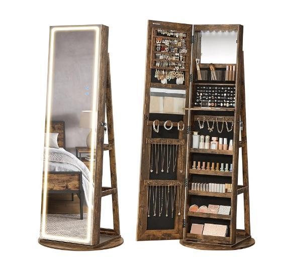 SONGMICS LED Jewelry Cabinet Standing, Braun 4-in-1 Immersion Hand Blender, LawnMaster 5-Blade Lawn Mower - MSRP $3,385