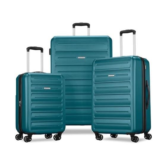 American Tourister Westridge Hardside Luggage Set, GarveeHome Boucle Q Bed Frame, California K Bed Frame - MSRP $2,403