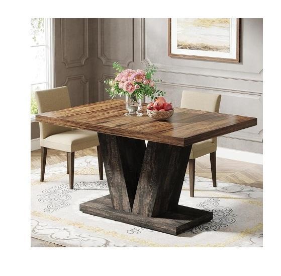 Tribesigns 47in Dining Table, SWISSGEAR Sion Expandable Luggage, Bali & Pari Tiaret Rattan Nightstand - MSRP $1,463
