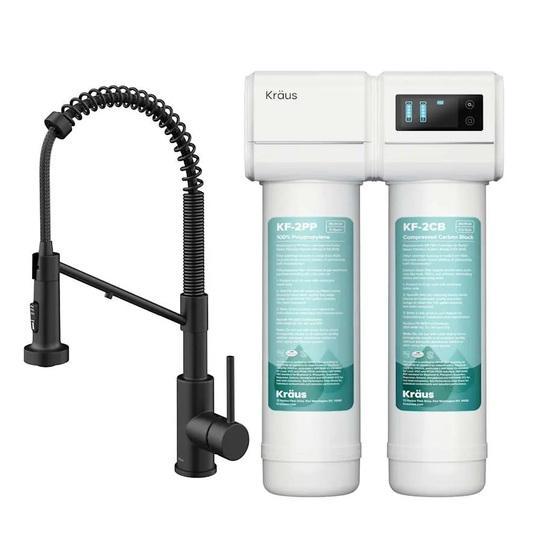 Fixtures - Kraus Kitchen Faucet, Dimplex Electric Log Set, Capital Lighting Tall Wall Sconces - MSRP $5,176