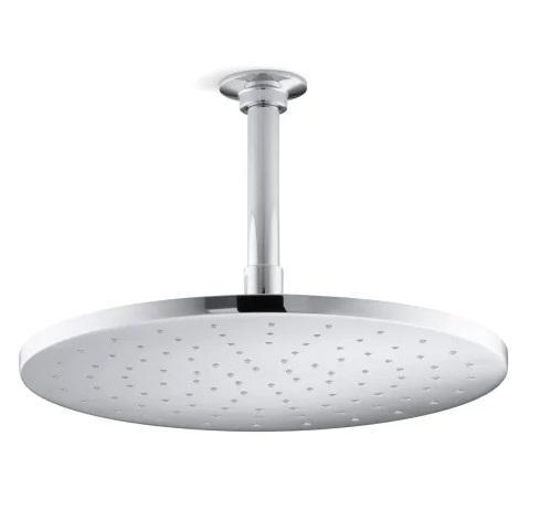 Kohler K-13690-CP Single Function 2.5 GPM Rainhead - MSRP $707