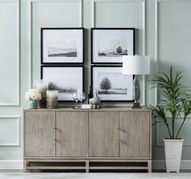 Furniture - Gracie Oaks Sideboard, Trent Austin Design Armchair - MSRP $4,079
